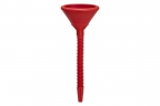 Funnel S19, oval, red 19x12.5 cm, height 38 cm