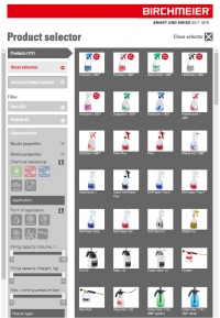  With the product selector, you can quickly find a suitable Birchmeier product.