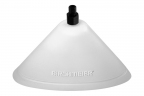 Professional spray hood oval, screw fitting, brass free