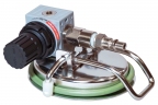 Filler cap with reducing valve 